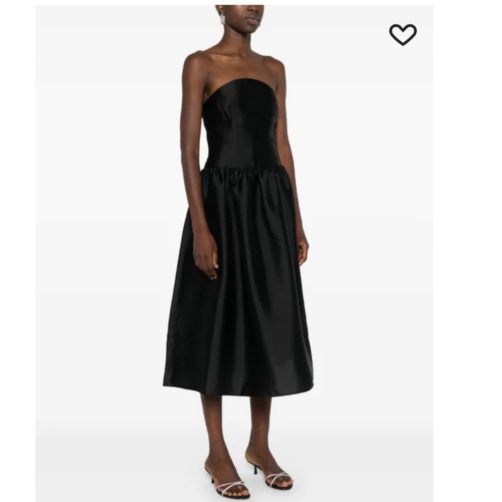 NWT Self-Portrait Black Midi Dress